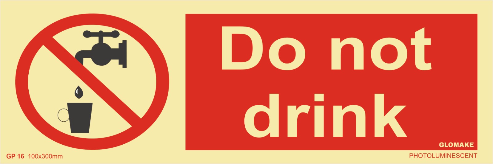 DO  NOT DRINK  (GP-16)